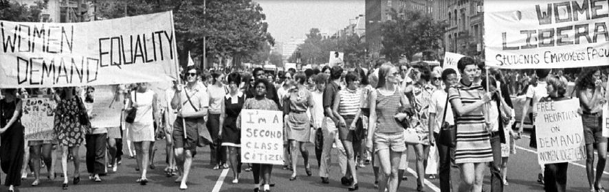 Feminist Protest BnW